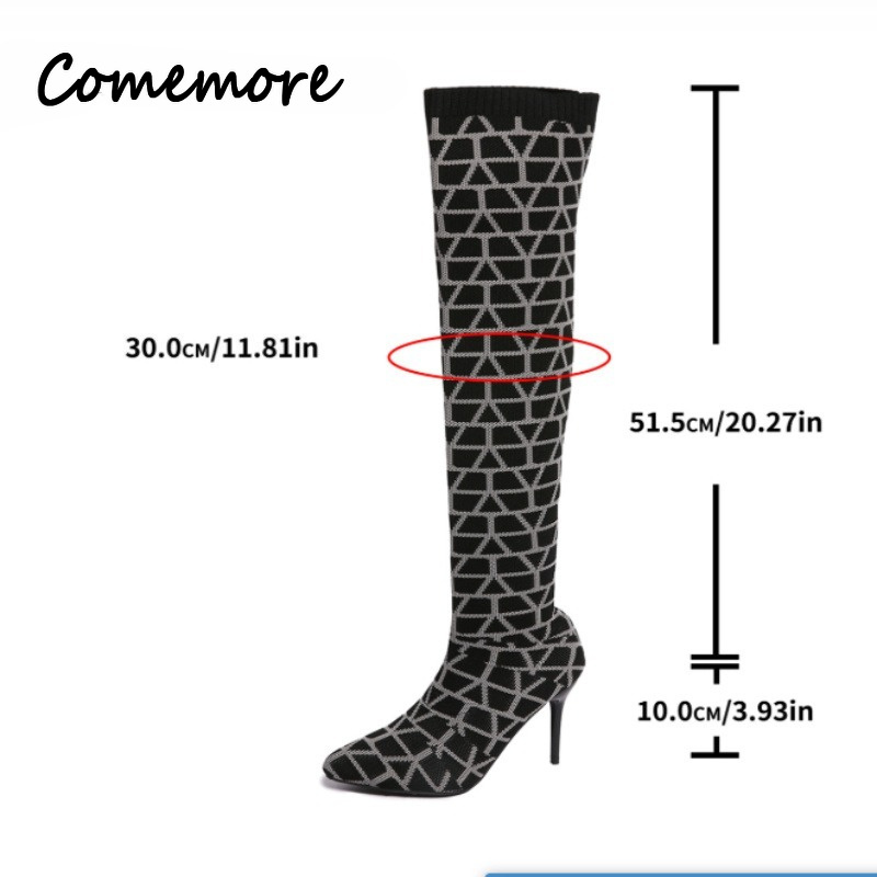 Comemore Women's 2026 Spring A - Knee High Sock Women recension och pris