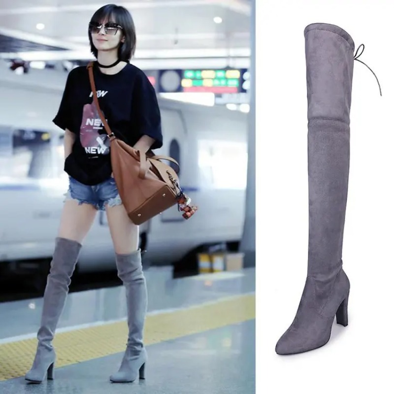 New European and American Styl - Knee High Sock Women recension och pris