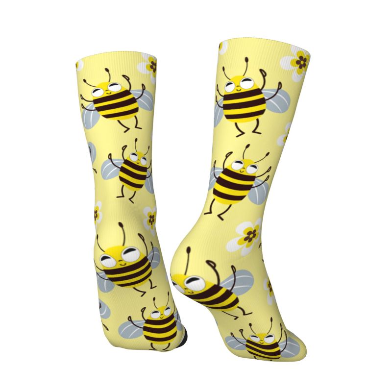 Custom Cool Mens Funny Bees Fl - Dress Sock Men recension och pris