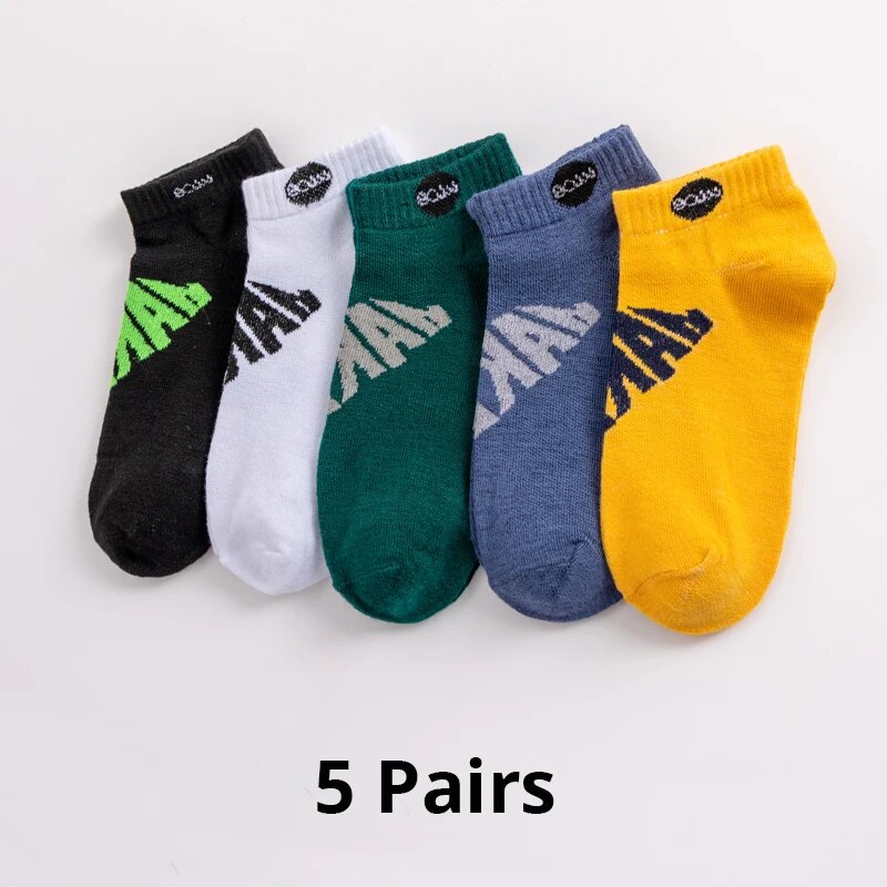 5 Pairs Of Men's Short Socks F - Ankle Sock Low Cut recension och pris