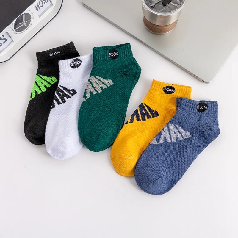 5 Pairs Of Men's Short Socks F - Ankle Sock Low Cut recension och pris