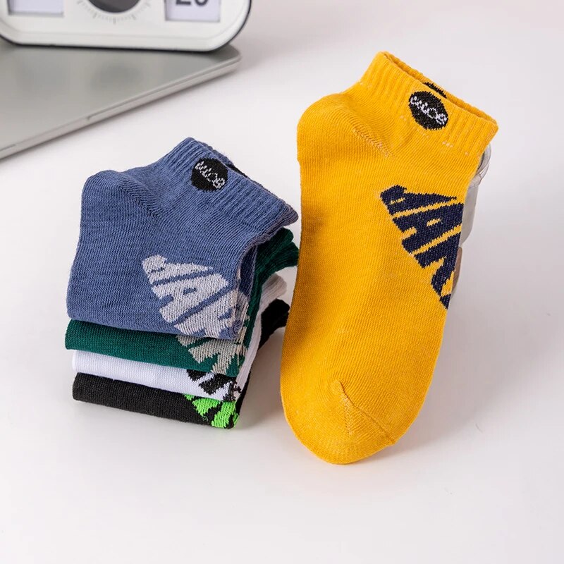 5 Pairs Of Men's Short Socks F - Ankle Sock Low Cut recension och pris