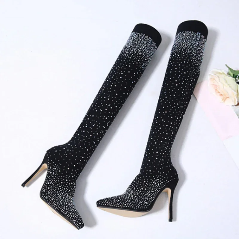 Sexy Over-the-Knee Boots for W - Knee High Sock Women recension och pris