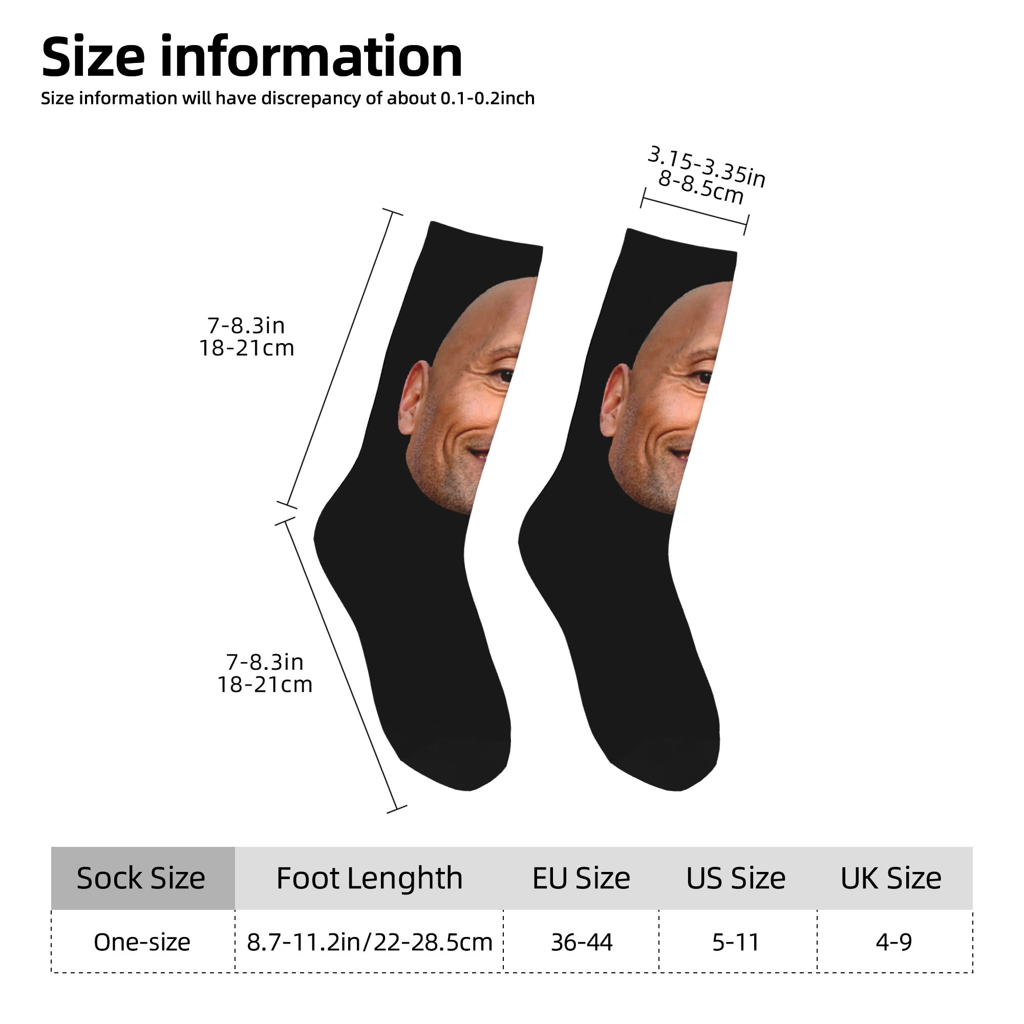 Custom The Rock Face Dwayne Dr - Dress Sock Men recension och pris