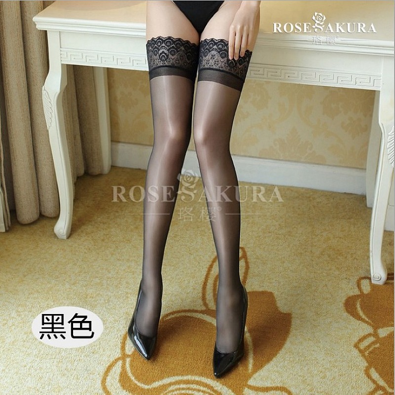 15D Womens Lace Top Silicone S - Thigh High Sock Stay Up recension och pris