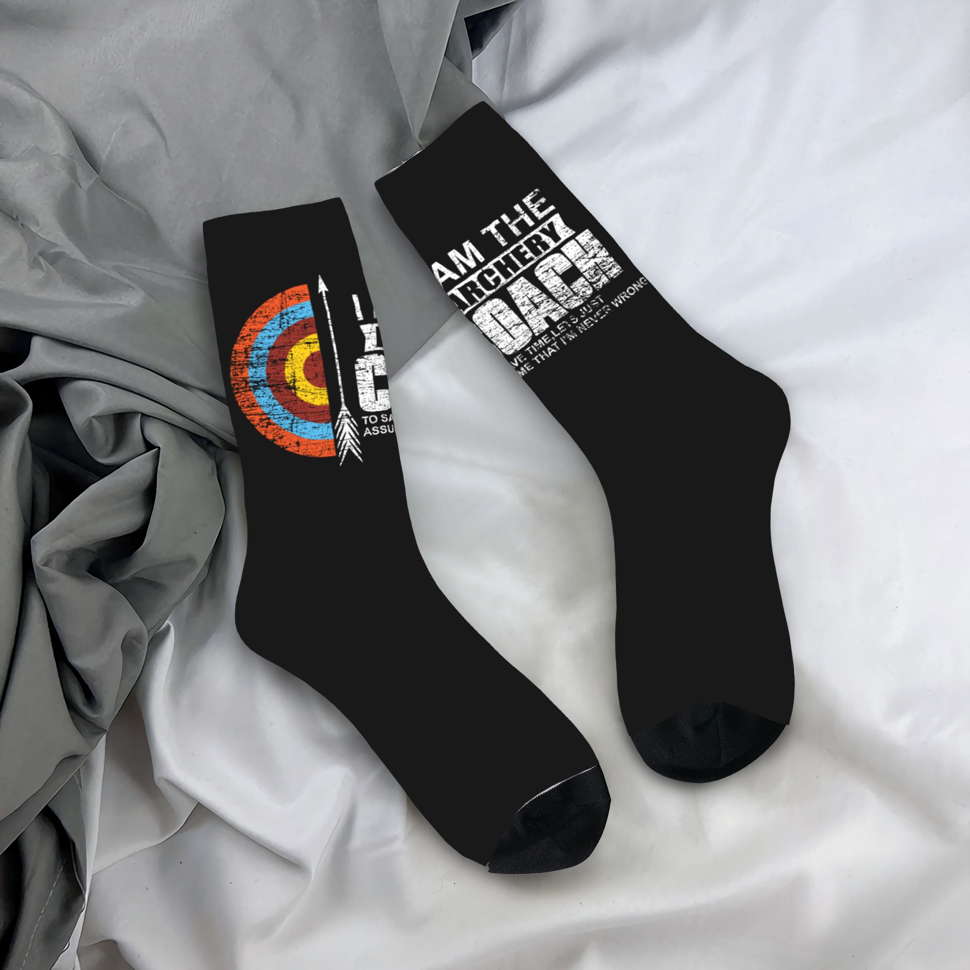 Custom Novelty Men's Archery L - Dress Sock Men recension och pris