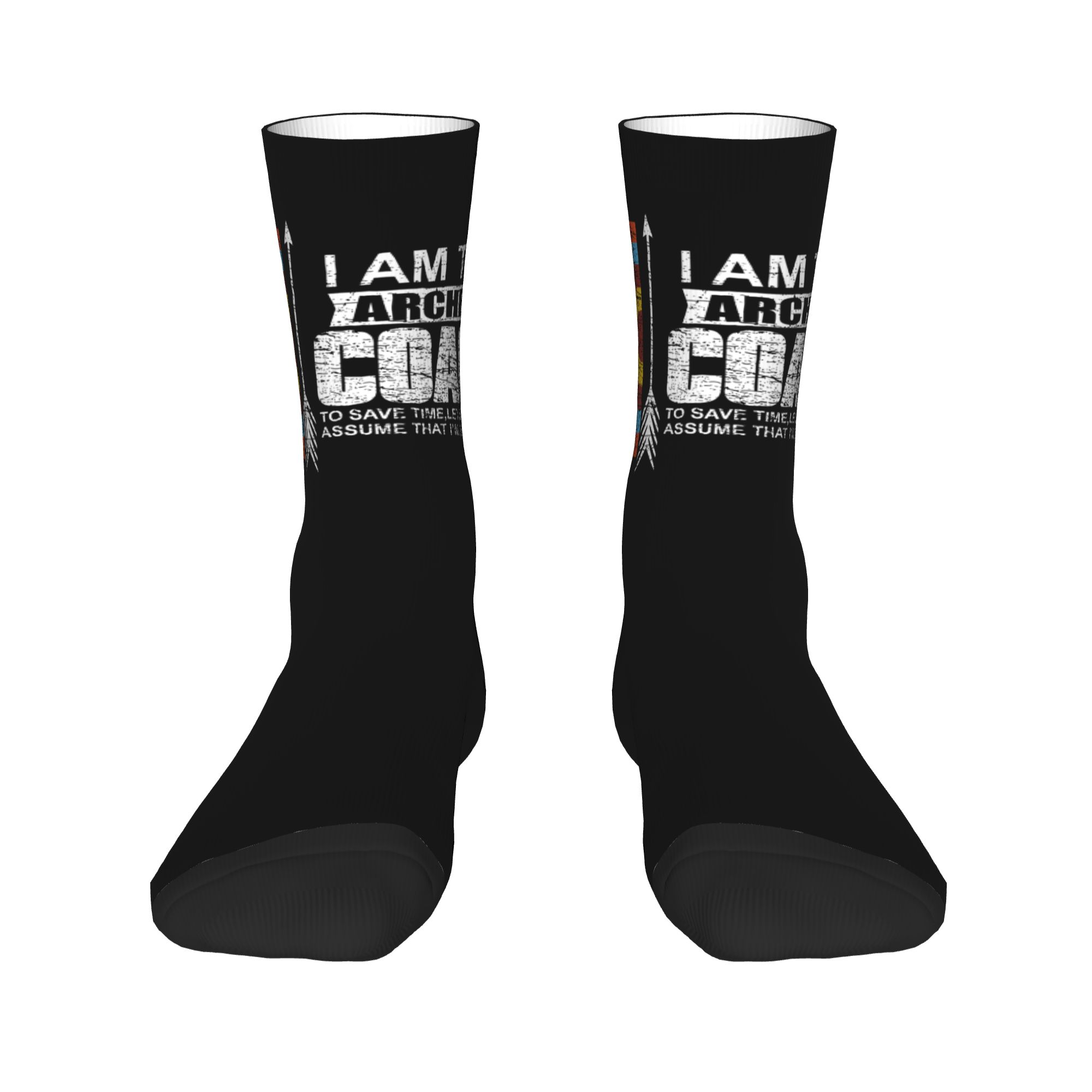 Custom Novelty Men's Archery L - Dress Sock Men recension och pris