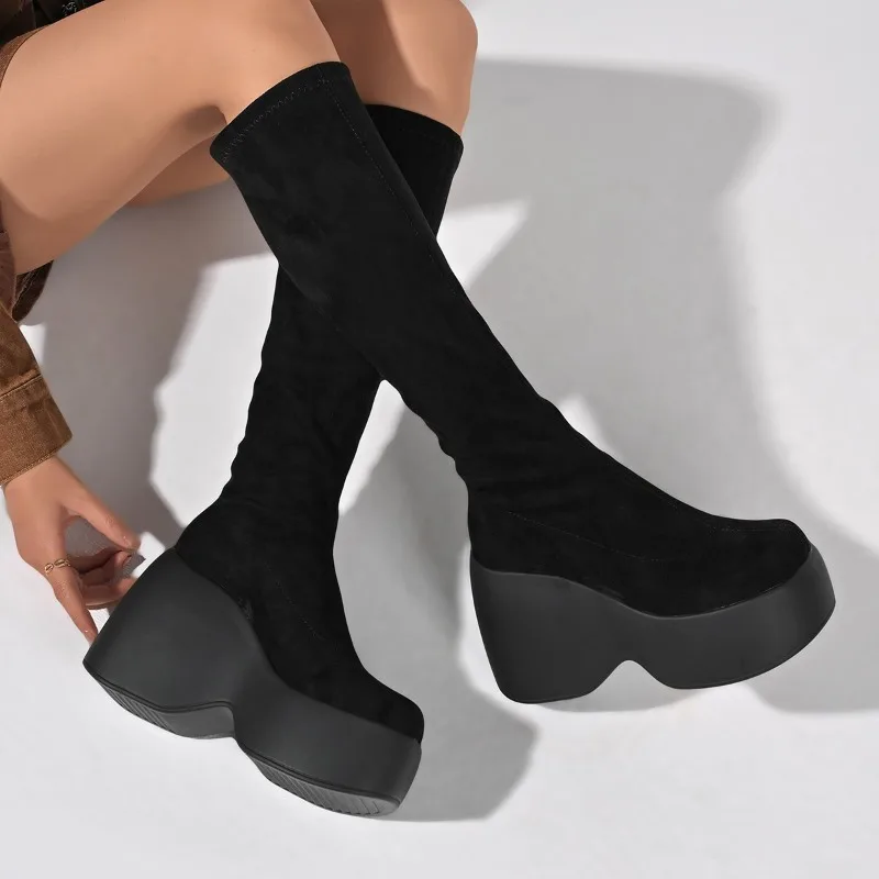 Winter New Skinny Plus Size St - Knee High Sock Women recension och pris