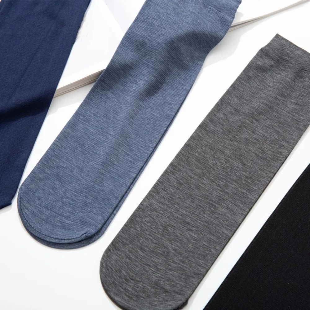 10Pairs Fashion Breathable Men - Silk Sock Bamboo recension och pris