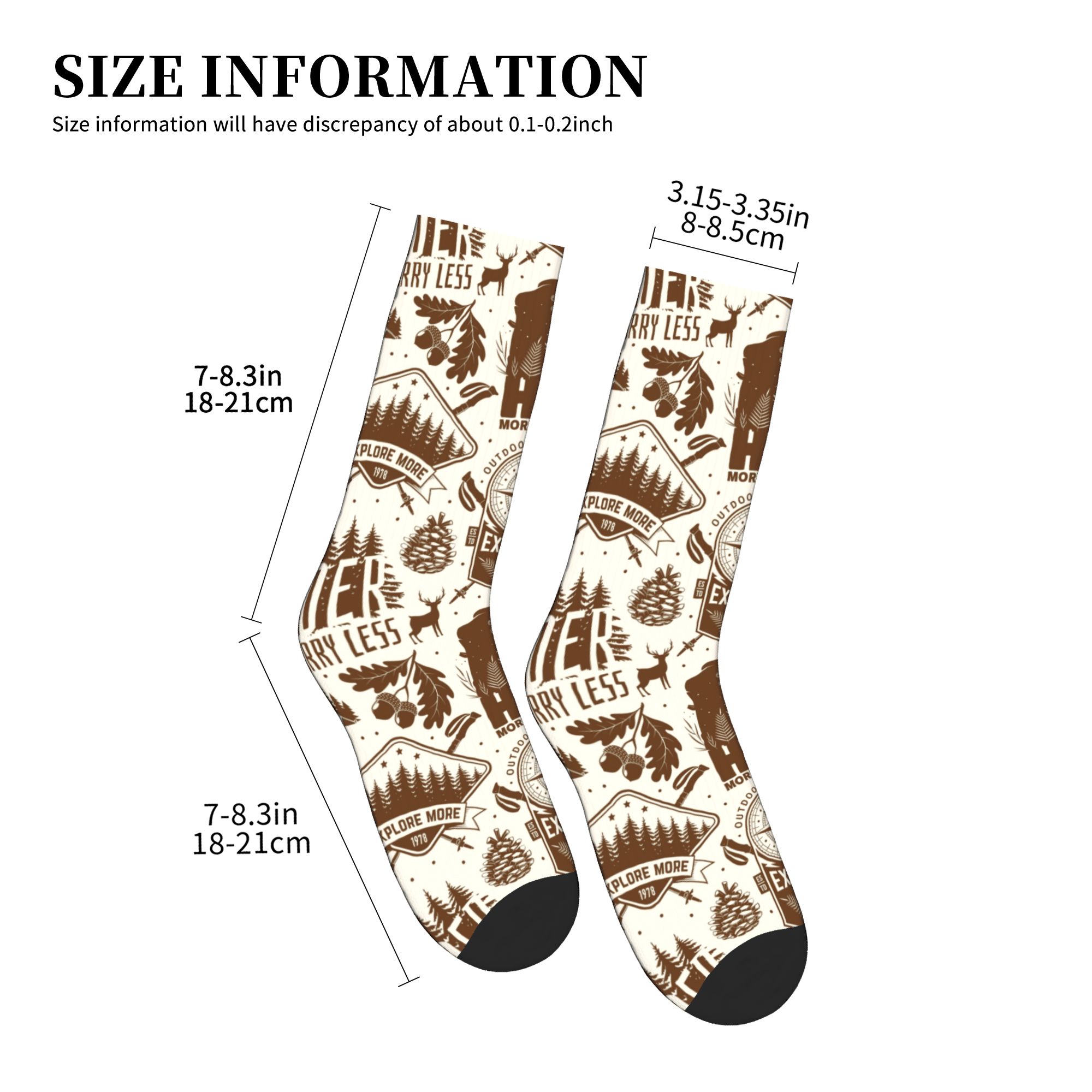 Cool Men's Vintage Brown Hike  - Dress Sock Men recension och pris