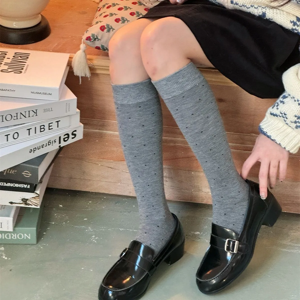 SP&CITY Winter Sweet Polka Dot - Silk Sock Bamboo recension och pris