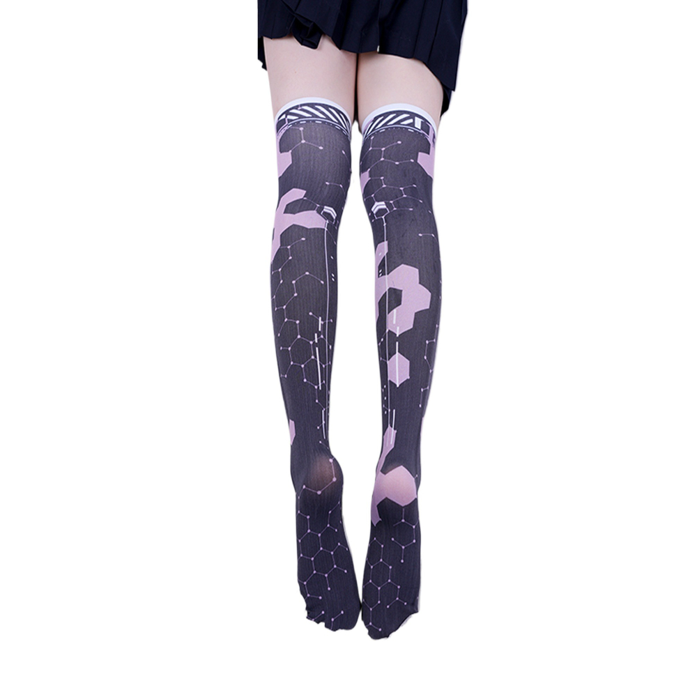 Anime Game Robot AI Mech Stock - Knee High Sock Women recension och pris