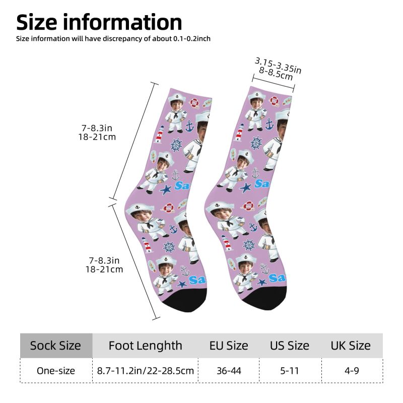 Funny Sailor Nautical Captain  - Dress Sock Men recension och pris