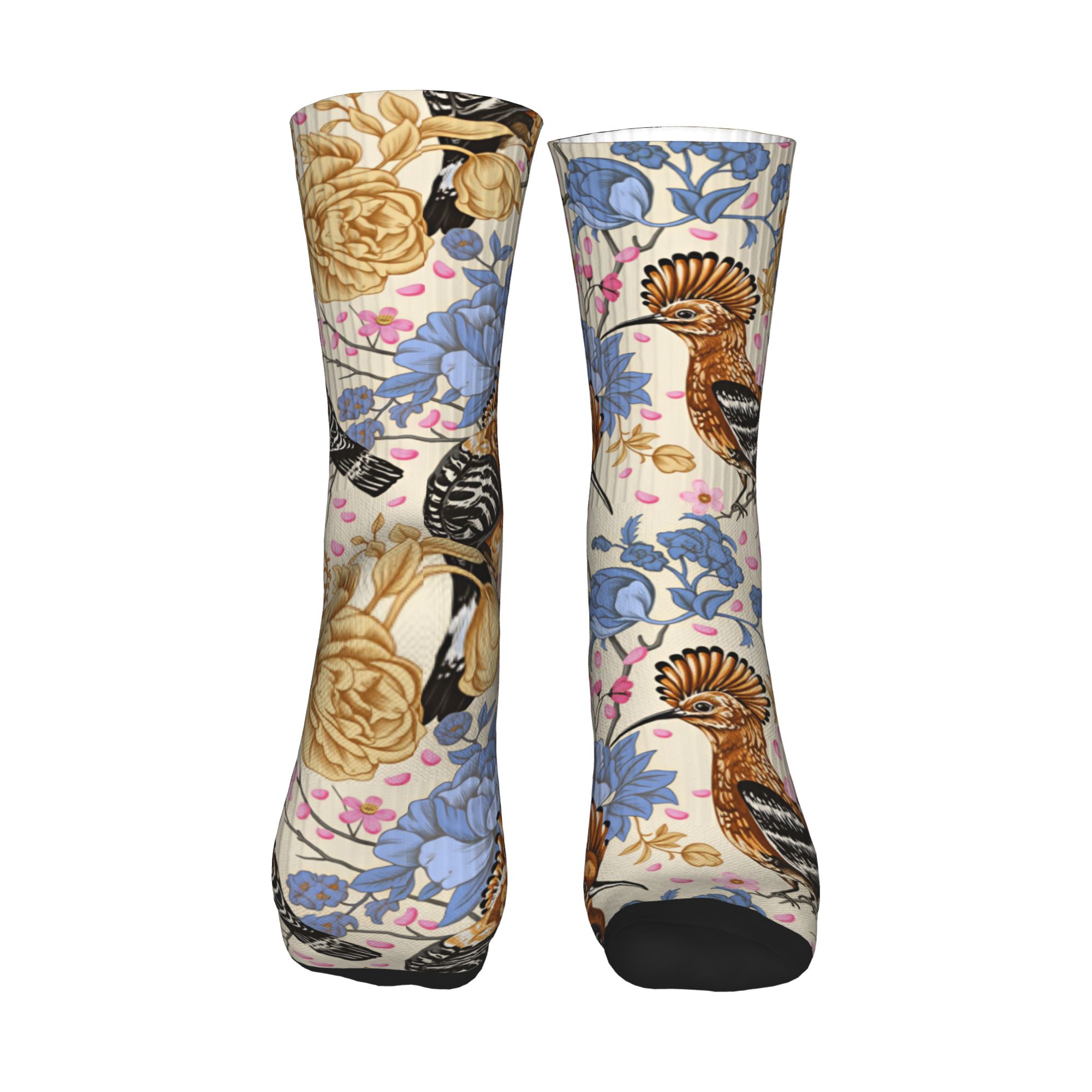 Hoopoe Bird Blue Peony Vintage - Dress Sock Men recension och pris